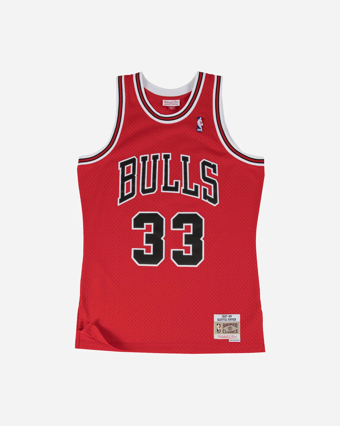 CANOTTA BASKET MITCHELL&NESS NBA CHICAGO BULLS SCOTTIE PIPPEN '97 M UOMO