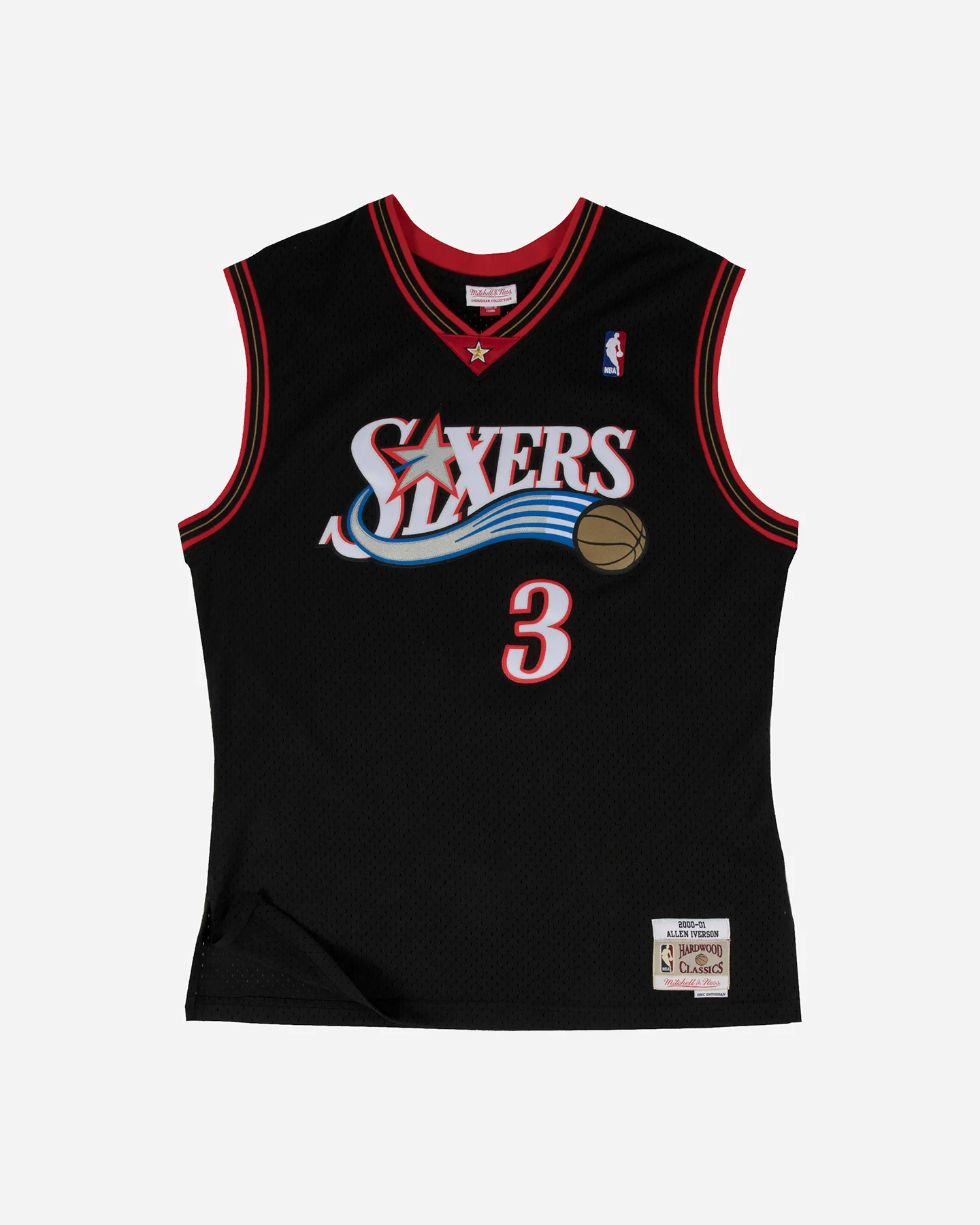 CANOTTA BASKET MITCHELL&NESS NBA PHILADELPHIA 76ERS ALLEN IVERSON M UOMO