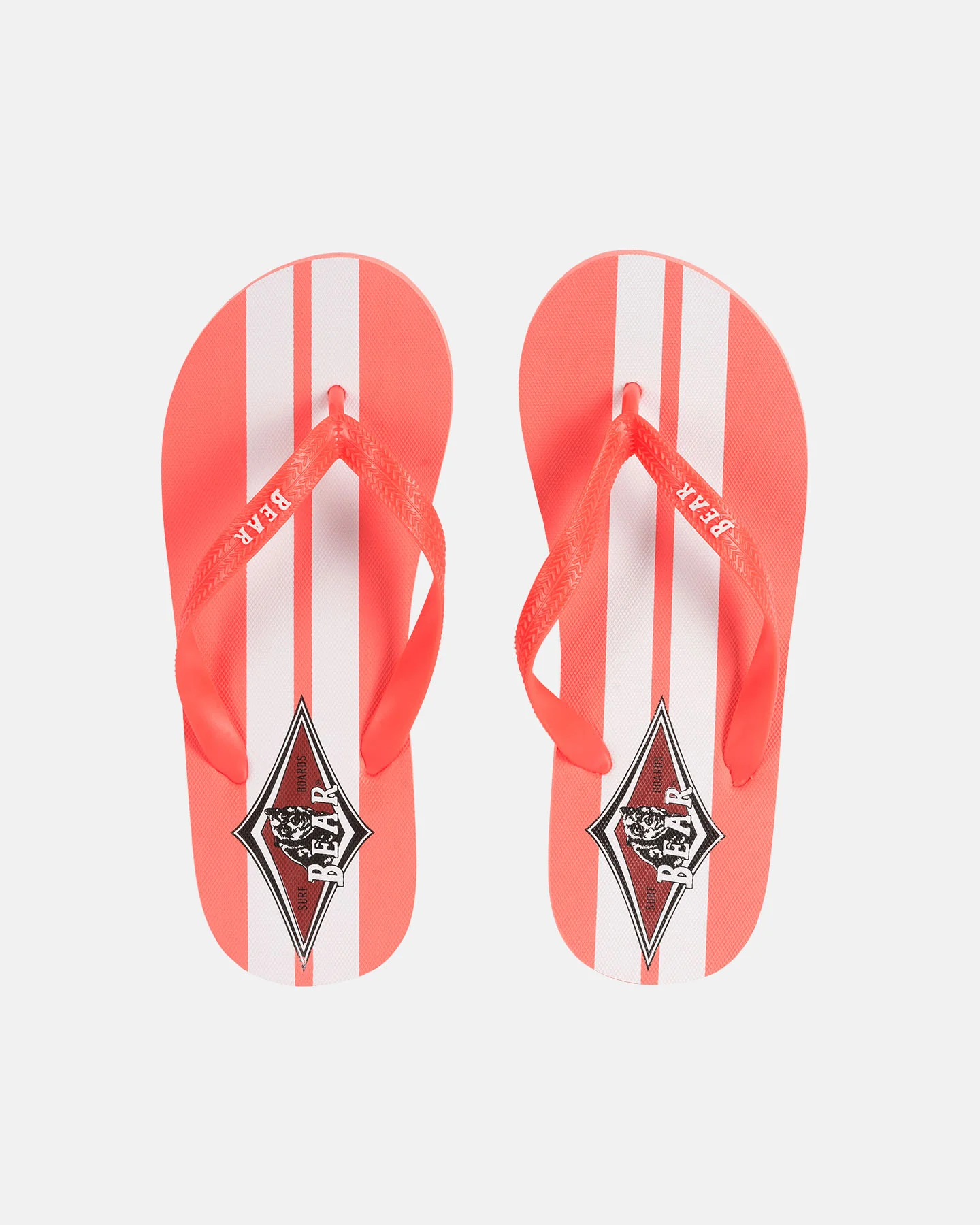 INFRADITO BEAR FLIP FLOP RED UOMO