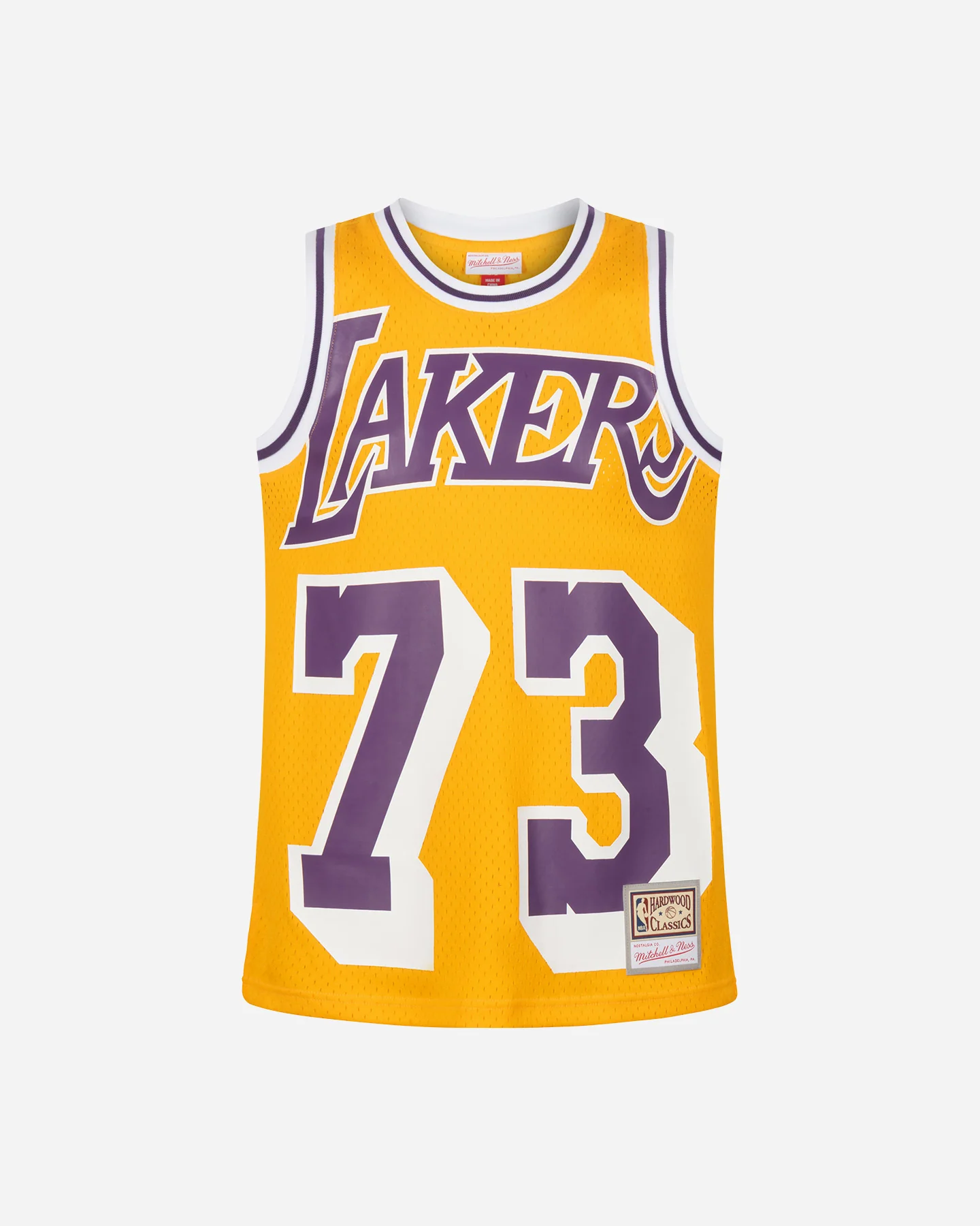 CANOTTA BASKET MITCHELL&NESS NBA MAXXED LAKERS 1998 DENNIS RODMAN M UOMO