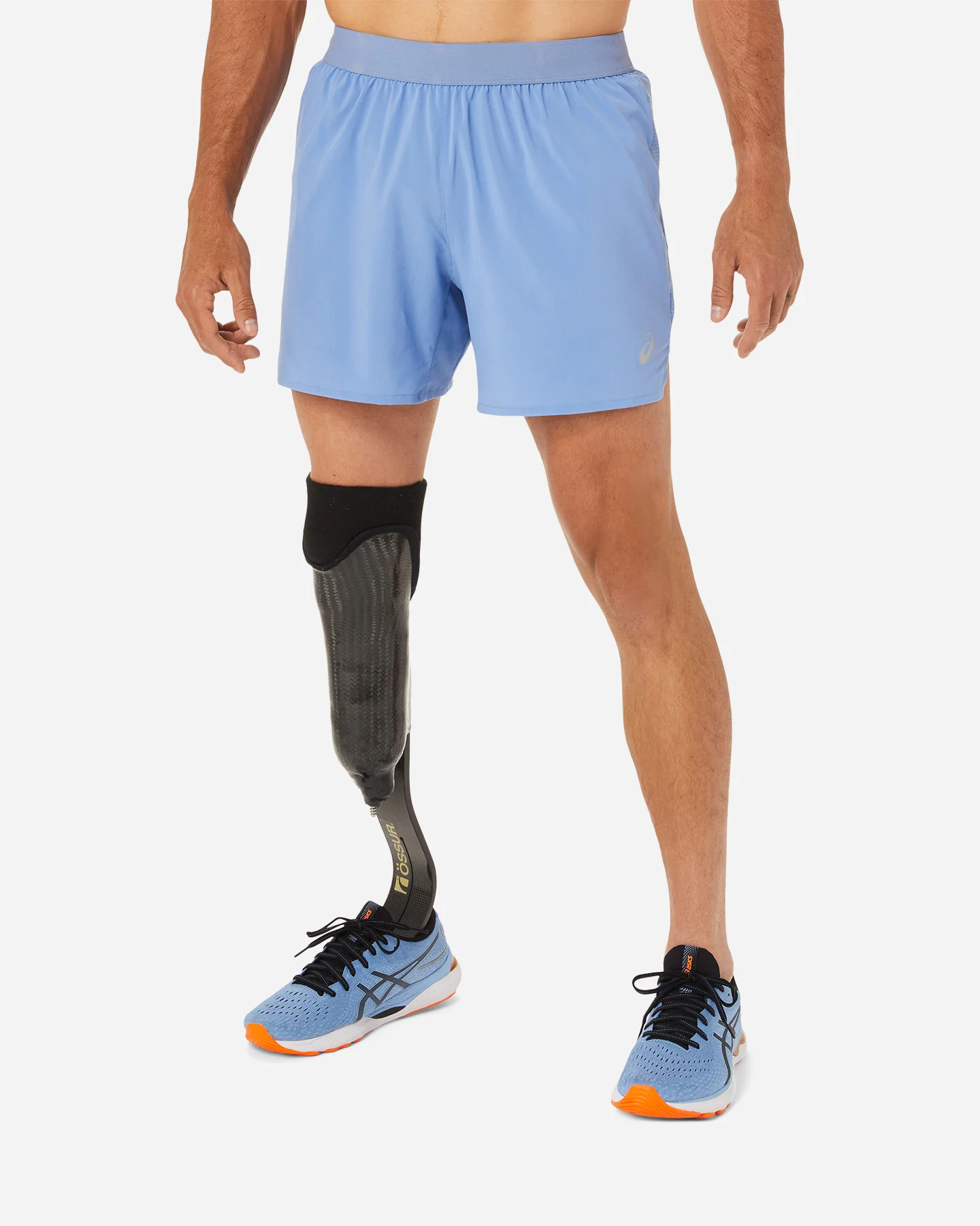 SHORT RUNNING ASICS ROAD 5IN M UOMO