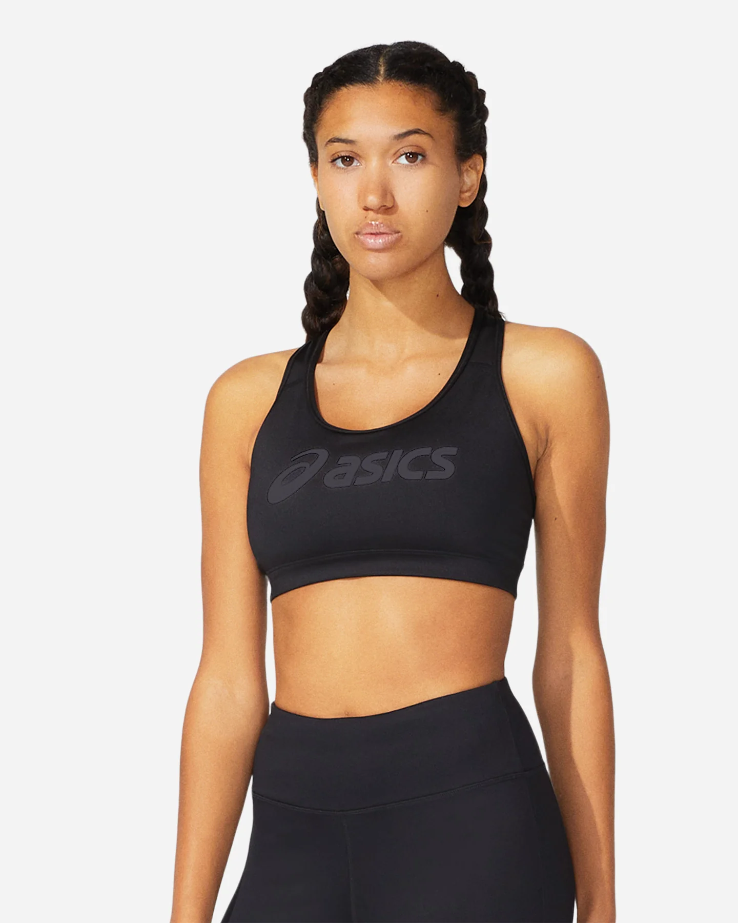 BRA ASICS W CORE LOGO BRA NERO DONNA