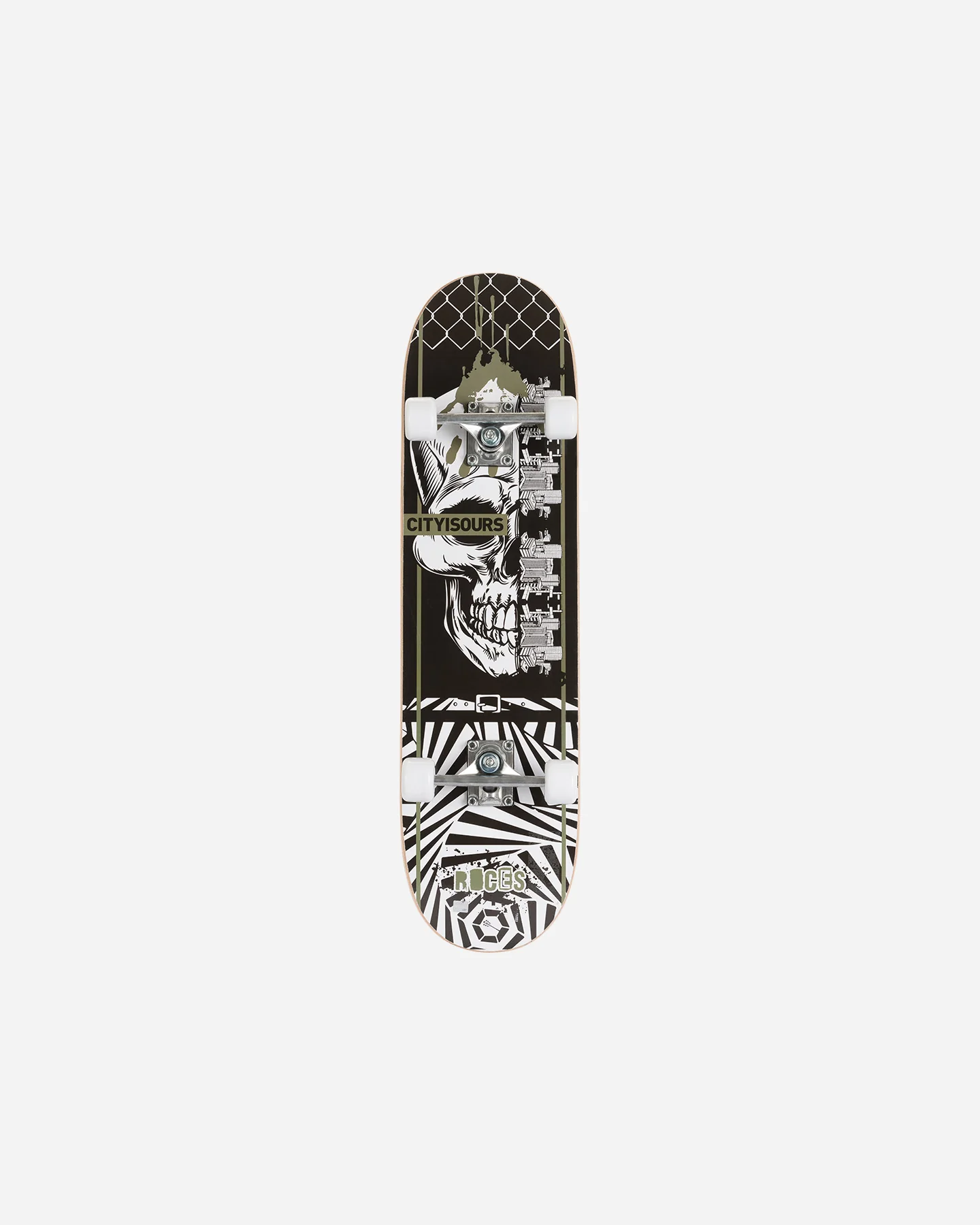 SKATEBOARD ROCES 31" CITY SKULL UNISEX