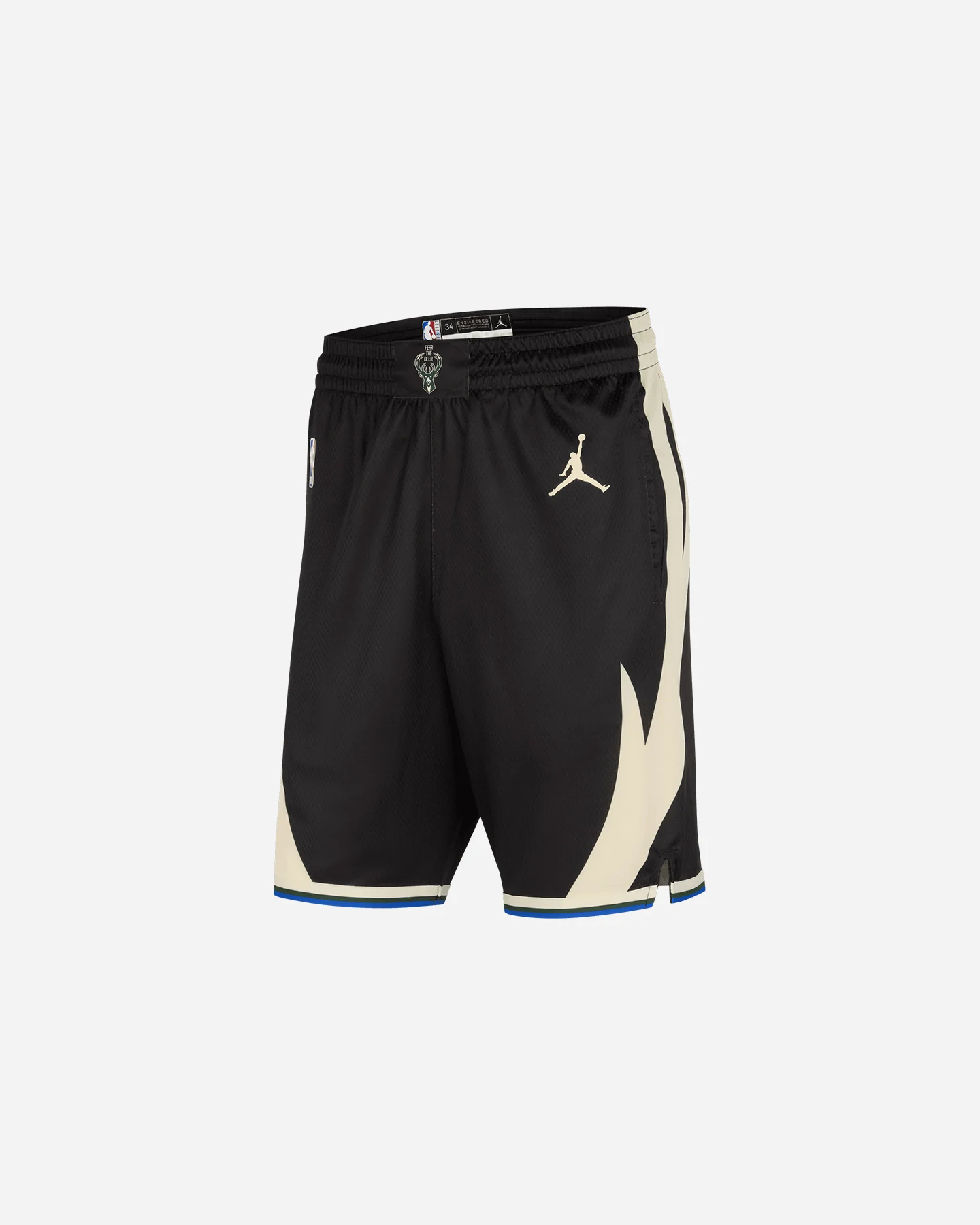 PANTALONCINI BASKET NIKE NBA MIL BUC STM UOMO