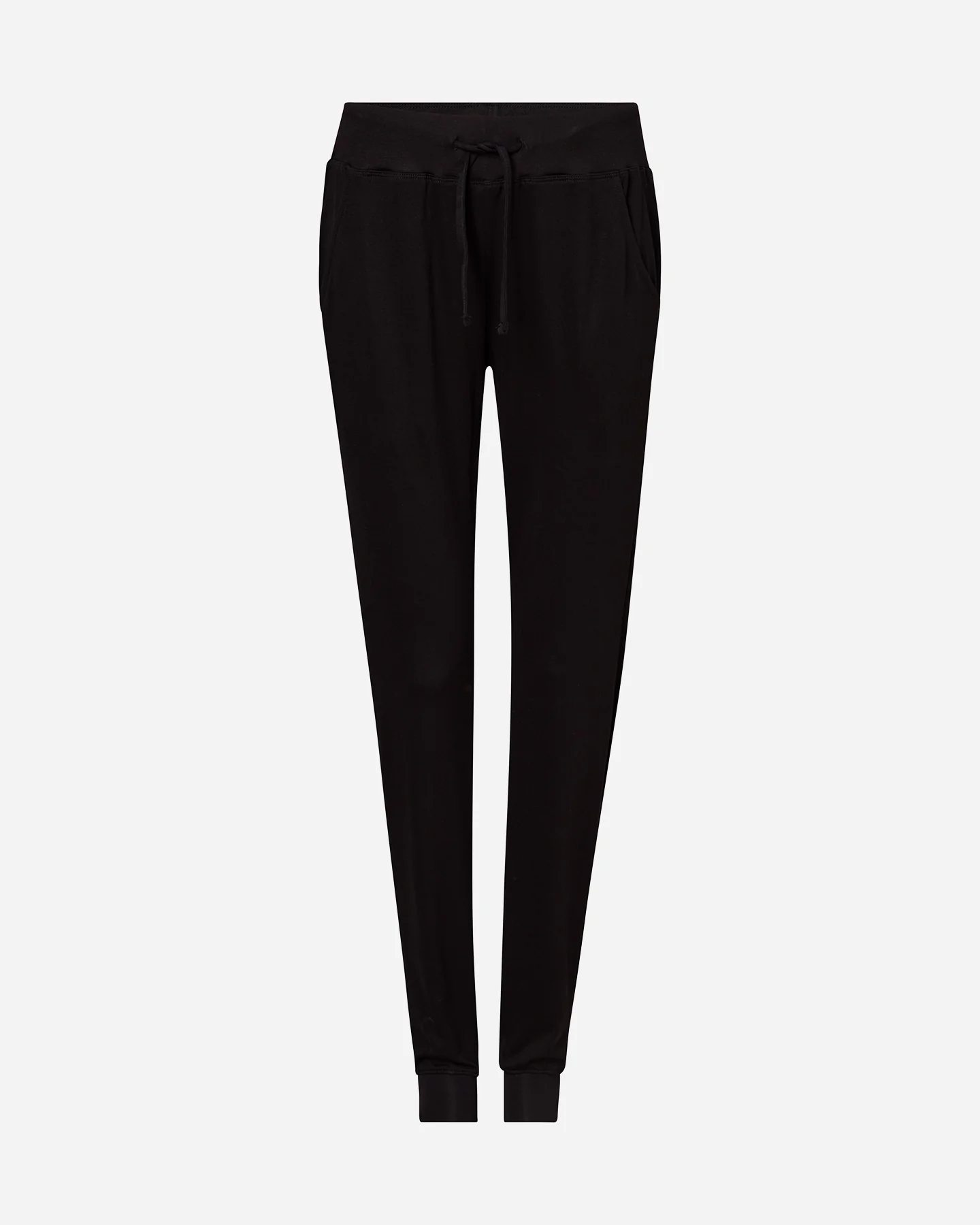 PANTA ENERGETICS W VISCOSA CON POLSINO YOGA NERO DONNA
