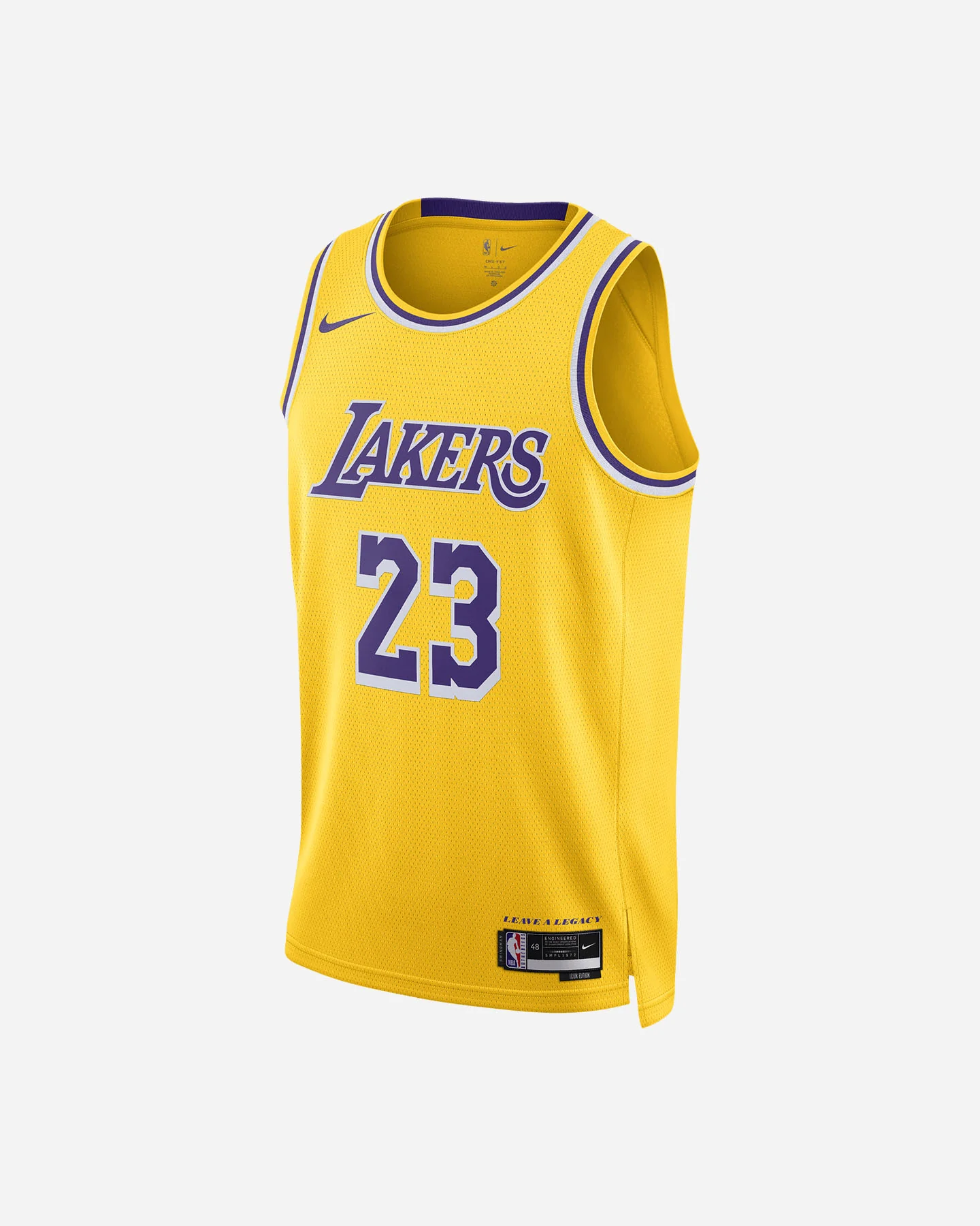 CANOTTA BASKET NIKE ICON LAKERS LEBRON J. SWING 22 M UOMO