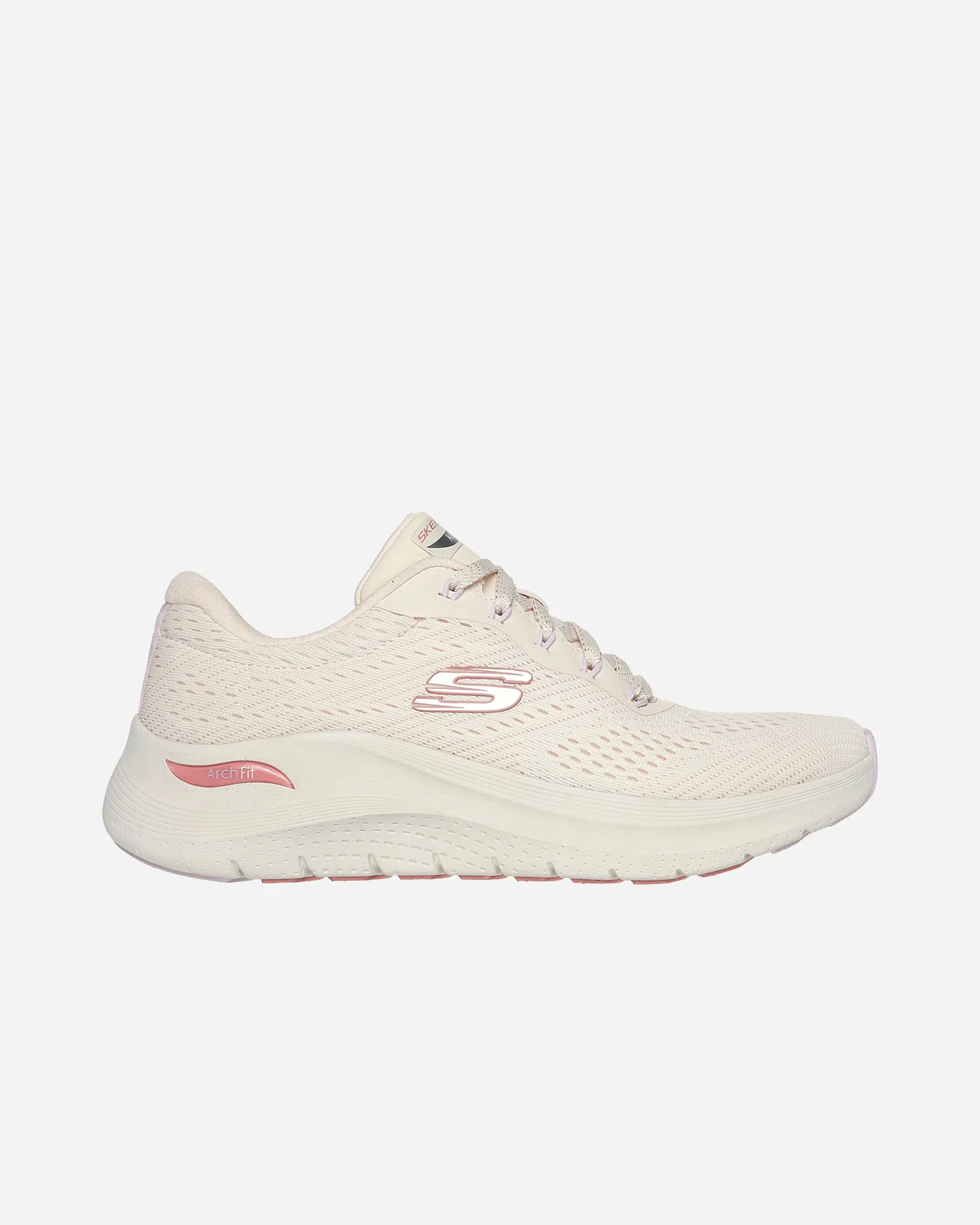 SCARPE SNEAKERS SKECHERS ARCH FIT 2.0 NATURAL W DONNA