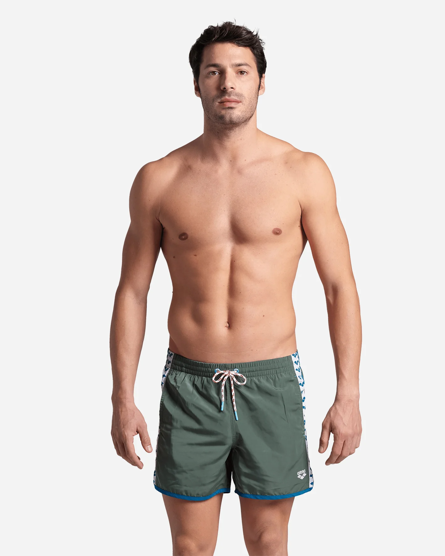 BOXER ARENA MAN TEAM STRIPE VERDE MILITARE UOMO