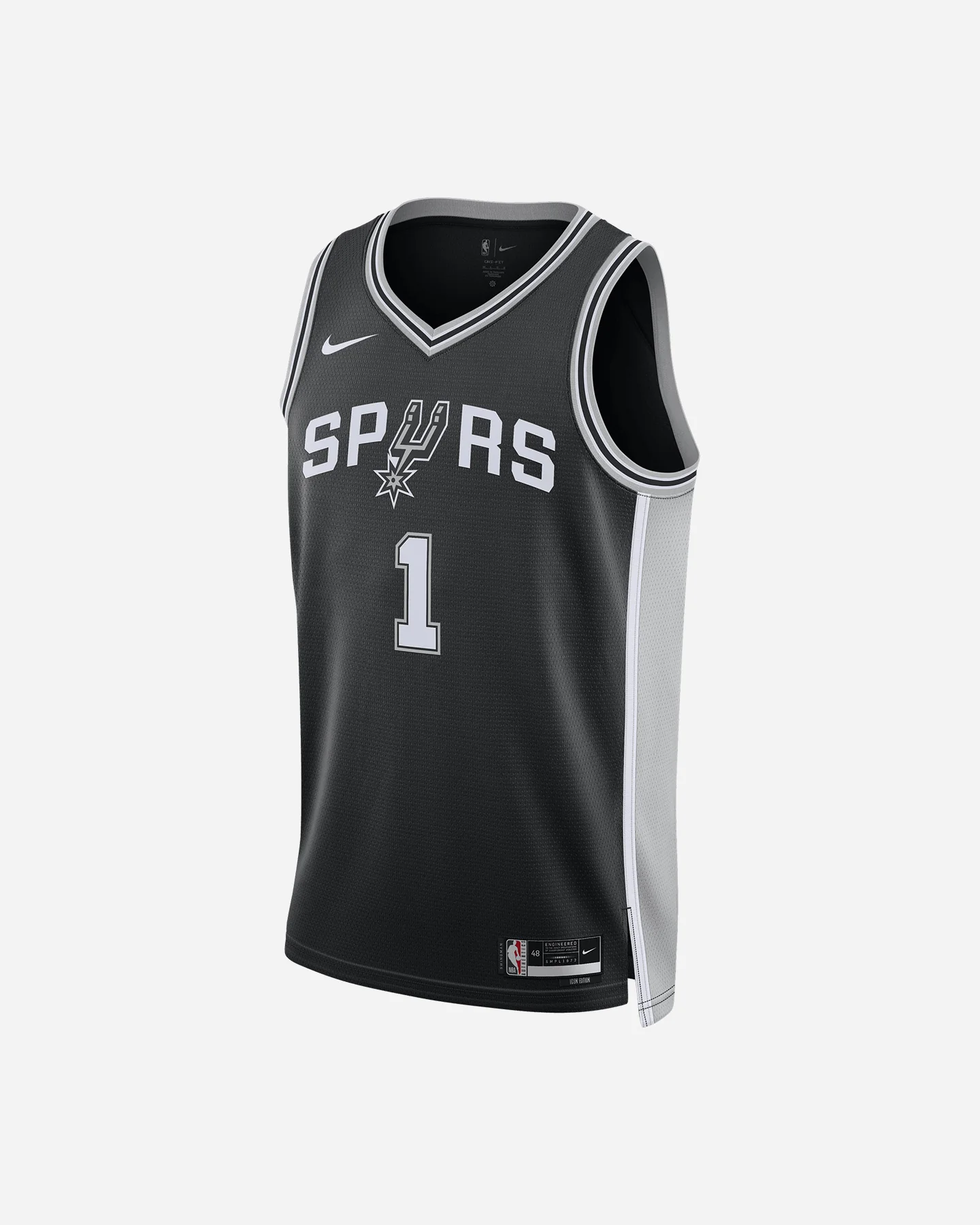 CANOTTA BASKET NIKE ICON SPURS WEMBAYANA SWING 22 M UOMO