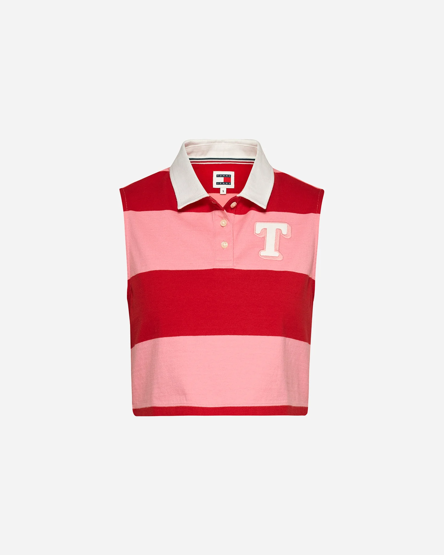 POLO TOMMY HILFIGER FLAG SMANICATO RUGBY STRIPE W DONNA