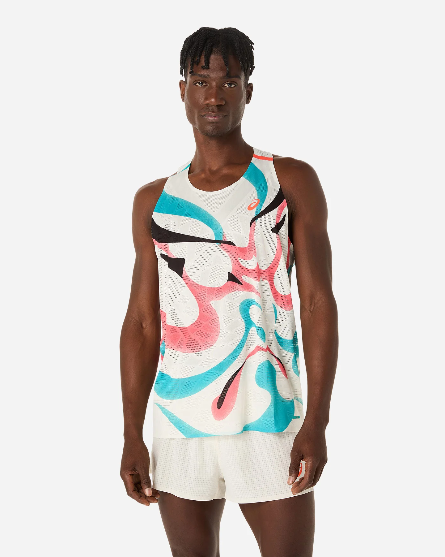 CANOTTA RUNNING ASICS KUMADORI METARUN SINGLET M UOMO