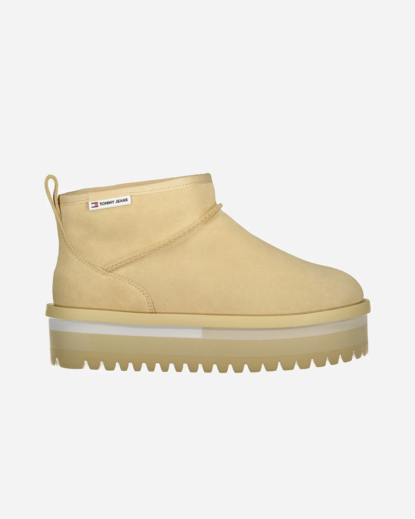 SCARPONCINO TOMMY HILFIGER SUEDE FLATFORM BOOT WL W DONNA
