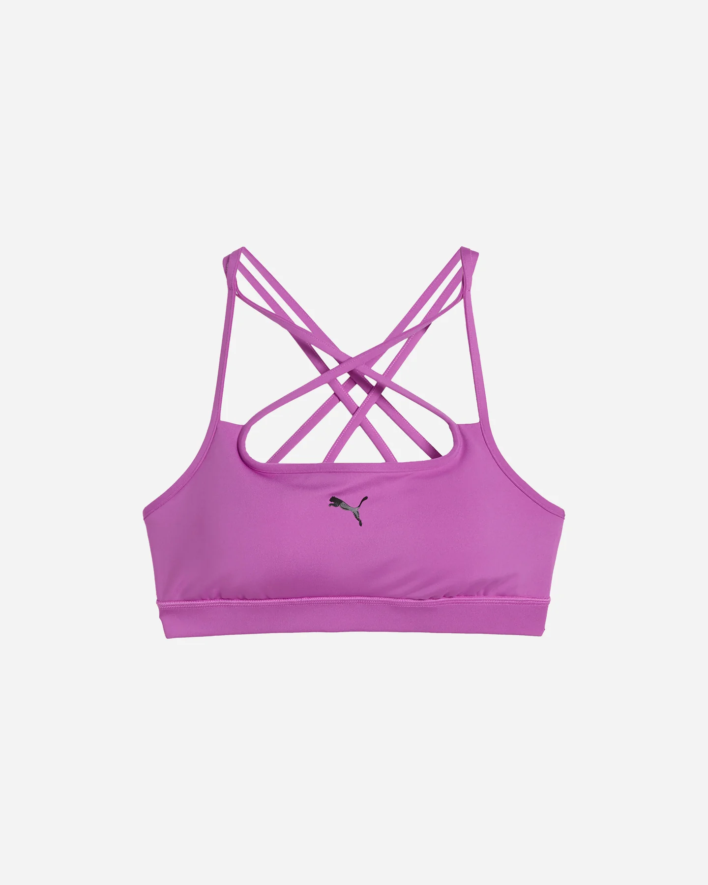 BRA PUMA W POLY LS STRAPPY INCR RETRO FUXIA DONNA