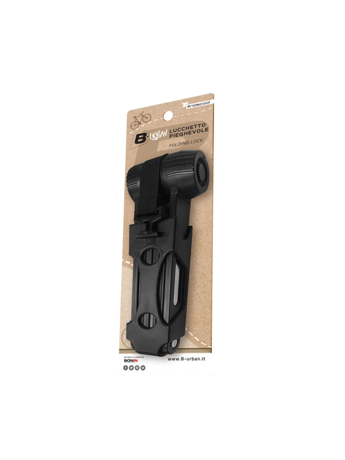 Lucchetto B-Urban per bici antifurto pieghevole