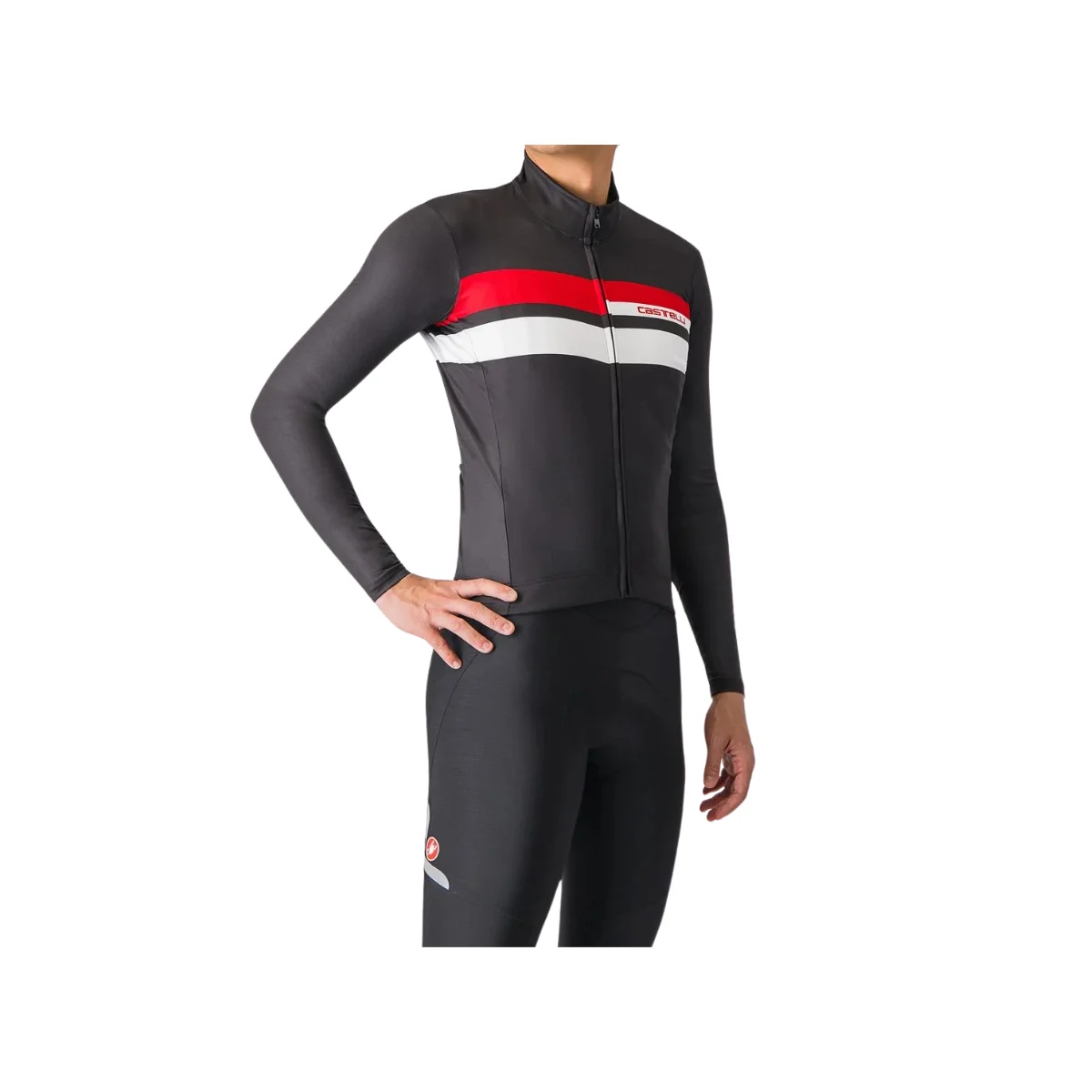 Castelli maglia ciclismo invernale Lineare Jersey